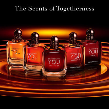 Armani Beauty Set Stronger With You Intensely de 2 Piezas para Hombre (1 Fl Oz y 0.5 Fl Oz)