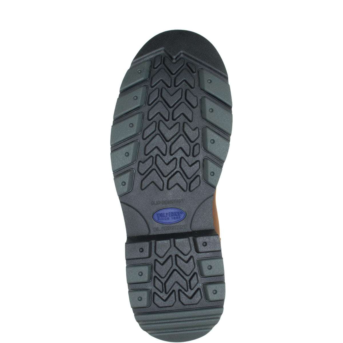 WOLVERINE mens DD Work Wellington Dark Brown 12 XW US