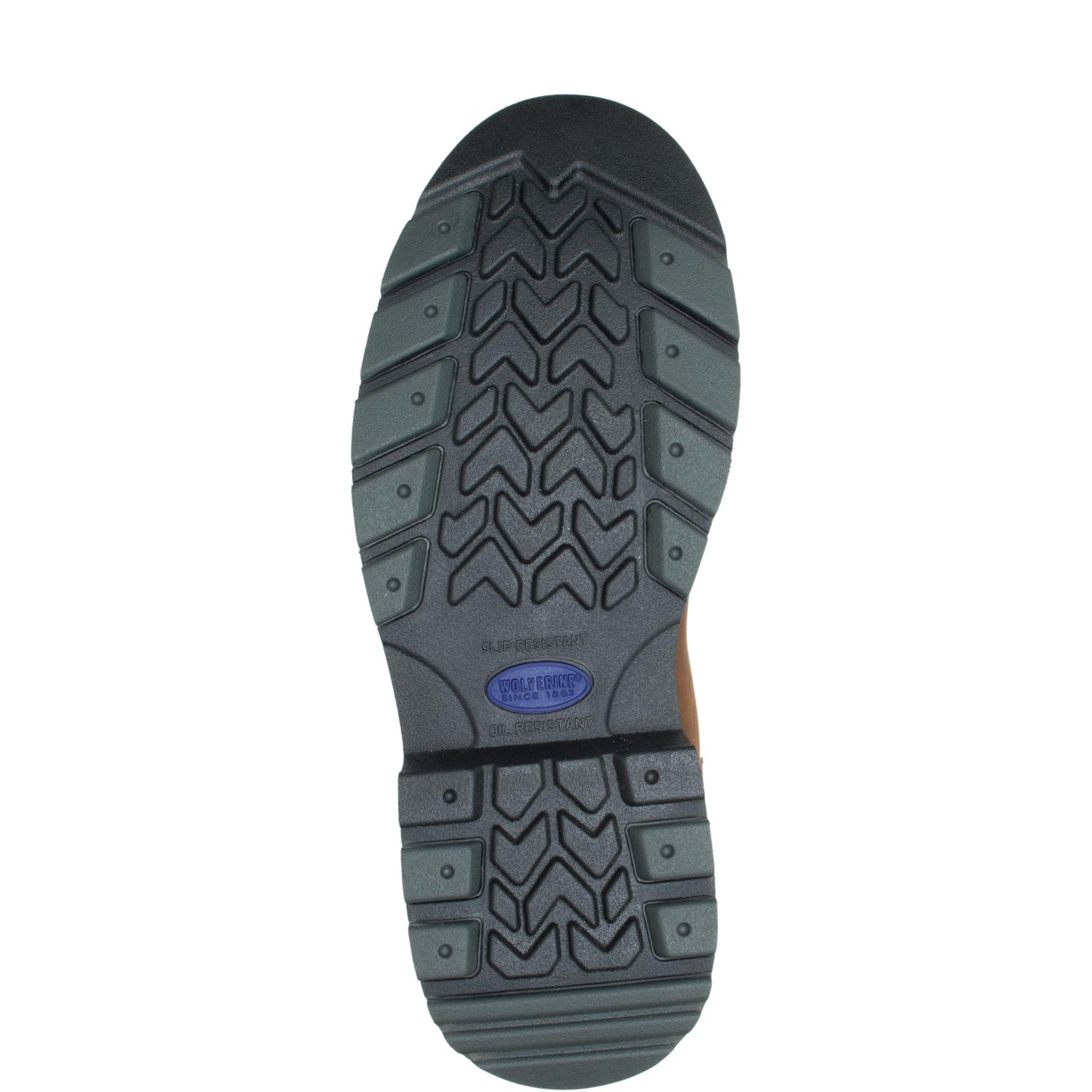 WOLVERINE mens DD Work Wellington Dark Brown 12 XW US