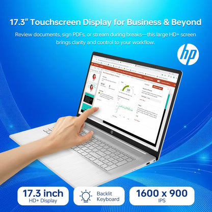 HP Laptop Táctil de 17.3" HD+ (1TB SSD / 32GB RAM / Silver)
