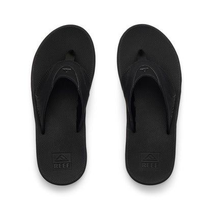 REEF Fanning Mens Sandal All Black 10