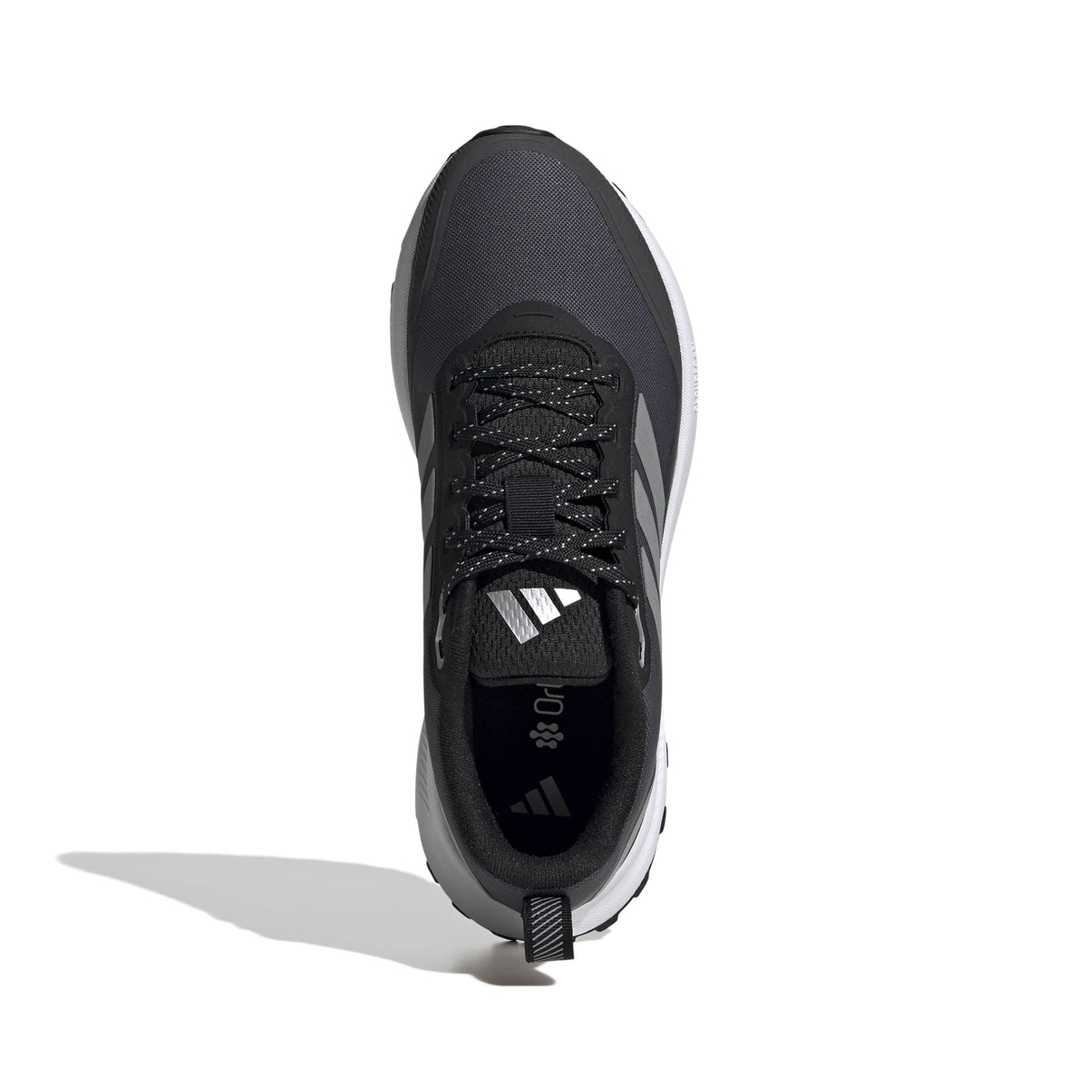 adidas Women's Run Falcon 5 Trail Running, Black/Silver Metallic/Carbon