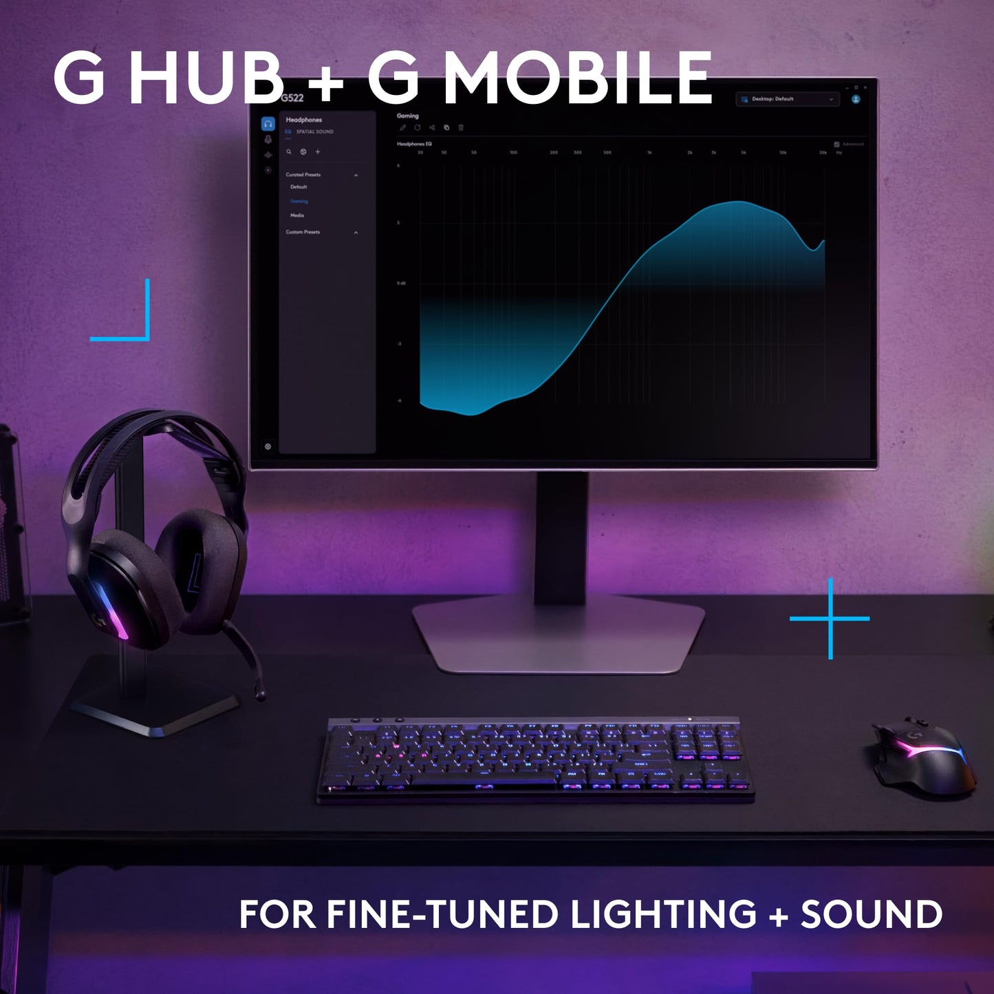 Logitech G522 Lightspeed Wireless Gaming Headset, Full-Band Mic, Advanced Audio, Tri-Connect (Lightspeed, Bluetooth, USB A to C), LIGHTSYNC RGB, for PC & Nintendo Switch/Switch 2 – Black