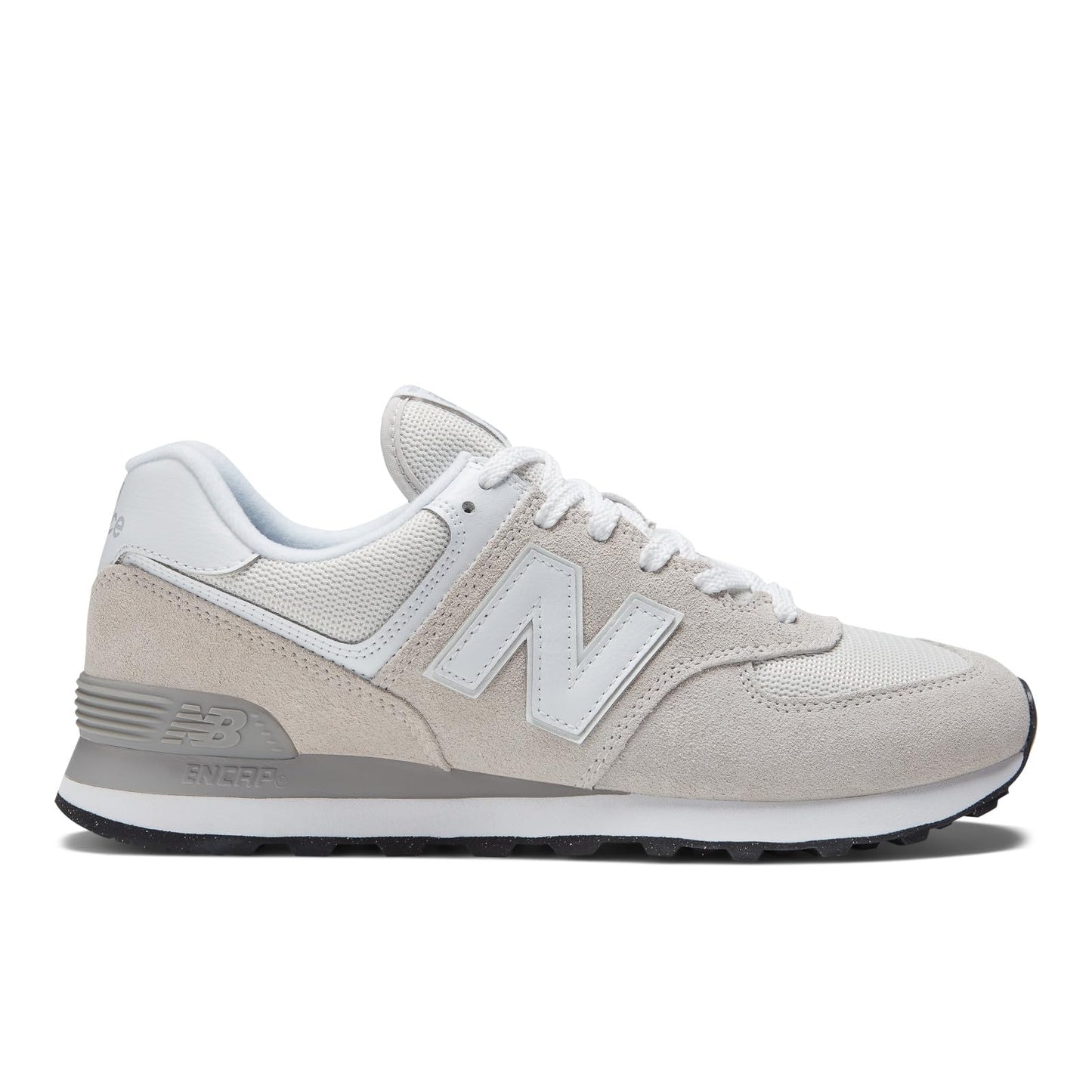 New Balance Men's 574 Core Sneaker, Nimbus Cloud/White