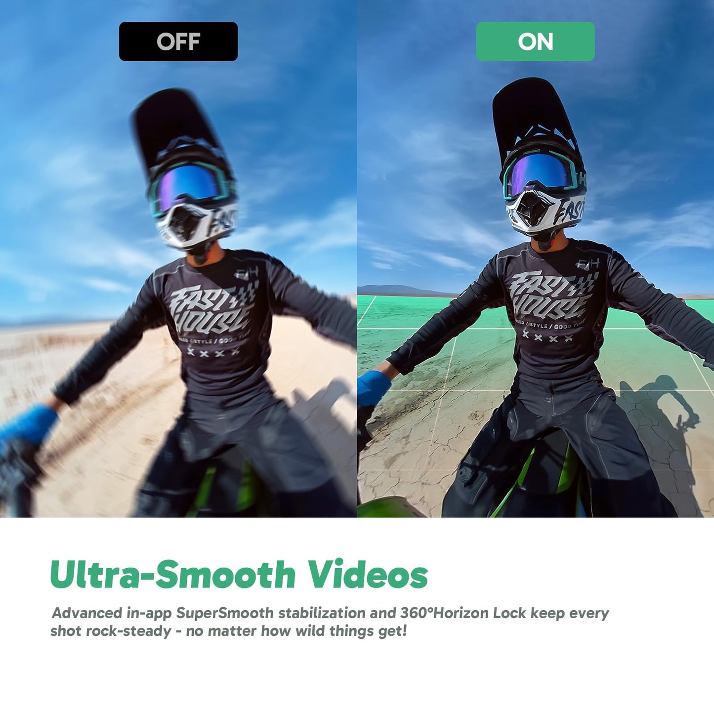 AKASO 360 Weatherproof 360° Action Camera - 5.7K 360 Video with 1/2" 48MP Sensors, 72MP 360 Photo, 360-SuperSmooth, Invisible Selfie Stick, 360° Horizon Lock, AI Tracking Motorcycle Combo