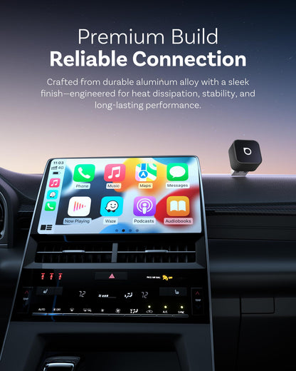 Ottocast Mini Cube 3.0 Adaptador Inalámbrico para Coche (Black)