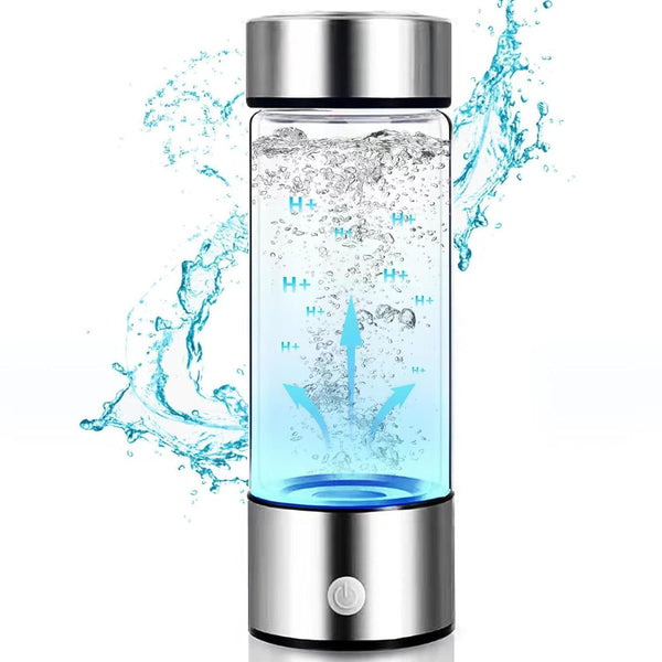 Botella de Agua Deportiva de Hidrógeno (420ml / Silver)
