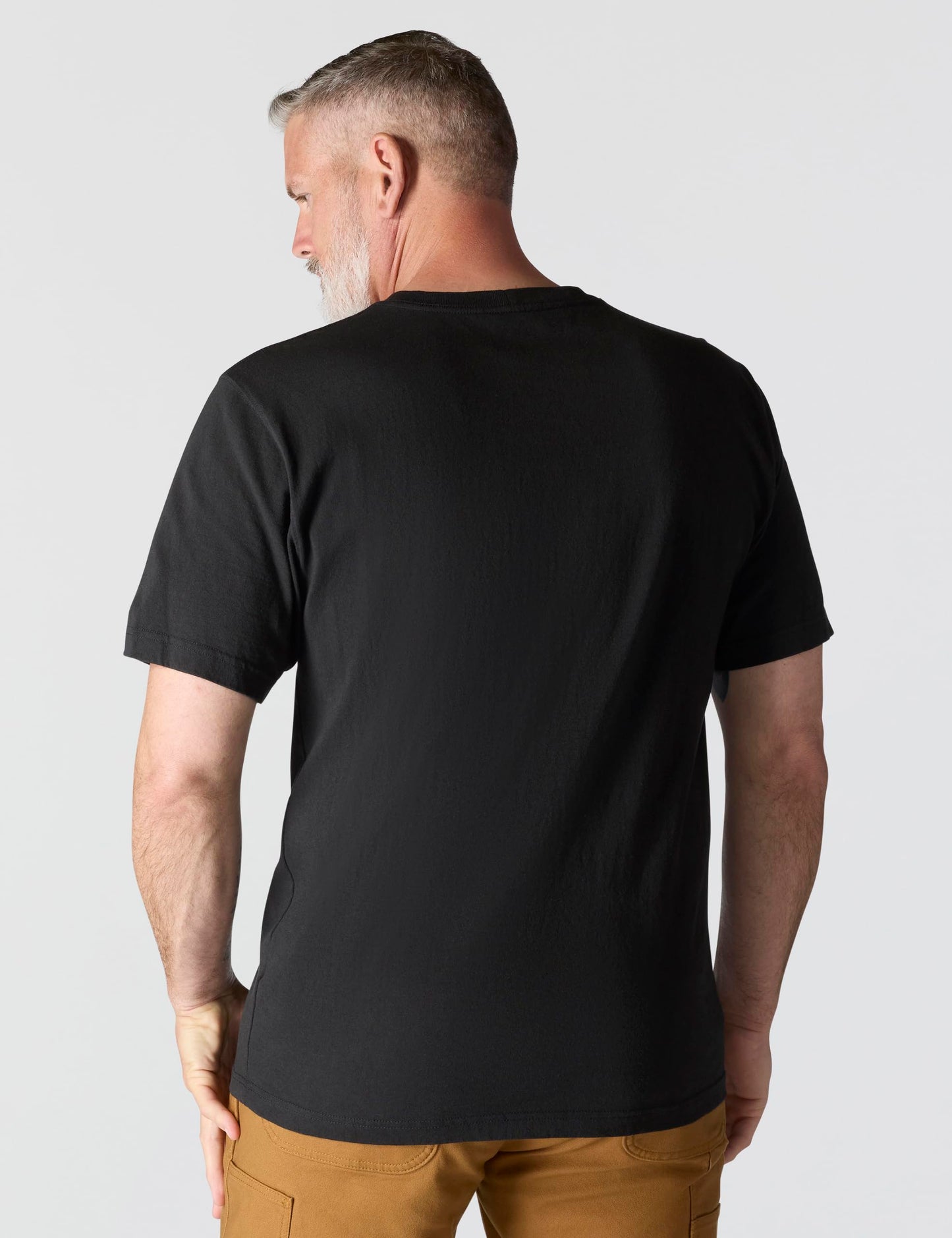 Carhartt Camiseta con Bolsillo Iconic K87 para Hombre (Negro / Talla L)