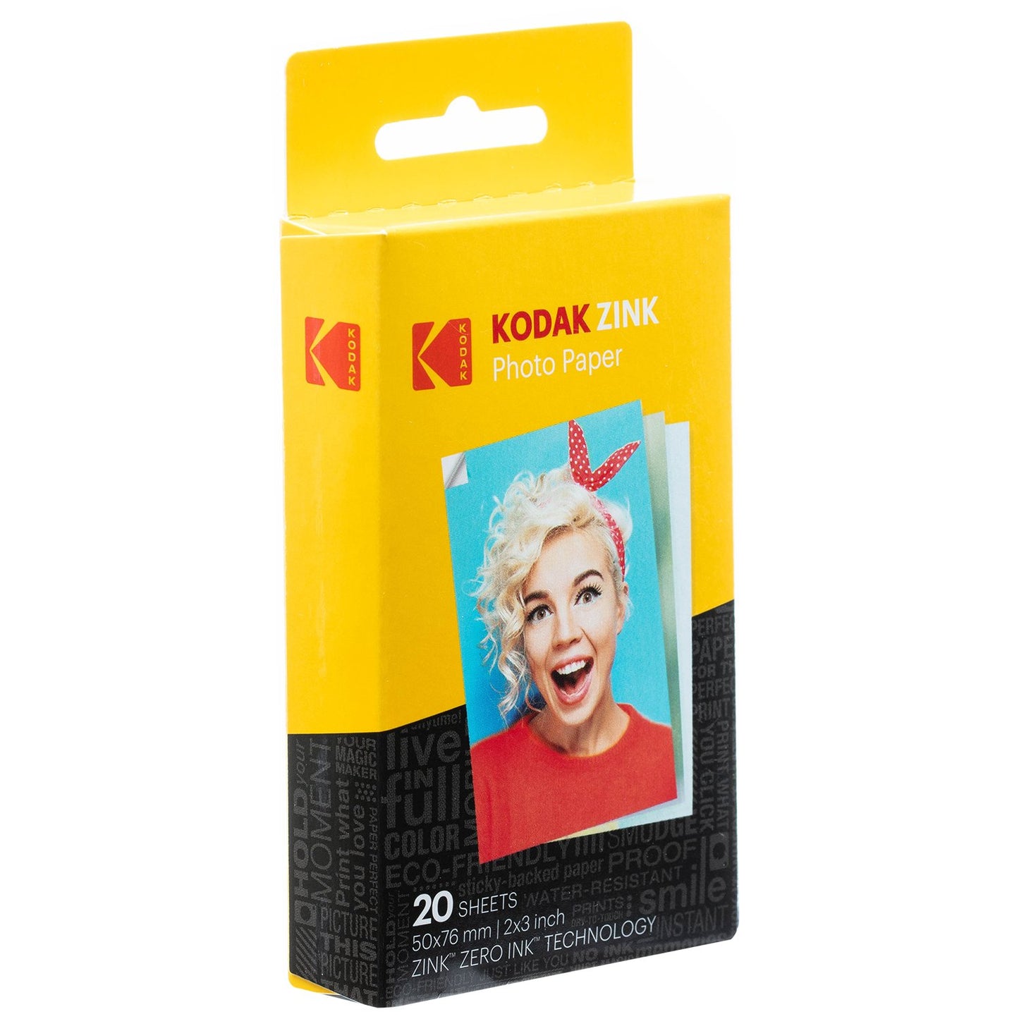 KODAK Papel Fotográfico ZINK Premium 2x3 (20 Hojas)
