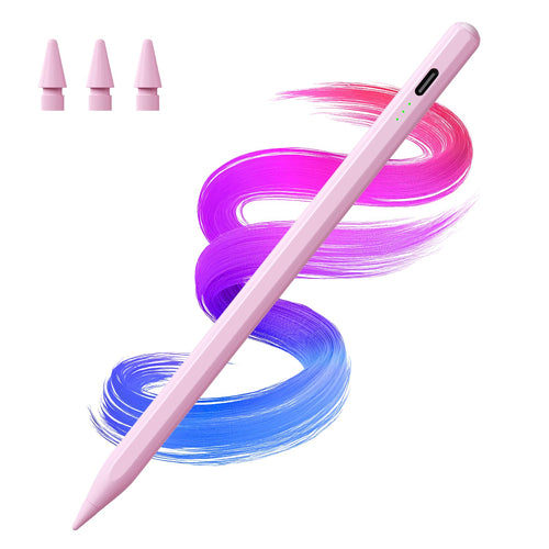 Hastraith Lápiz Óptico Stylus con Carga Rápida para iPad (Rosa)
