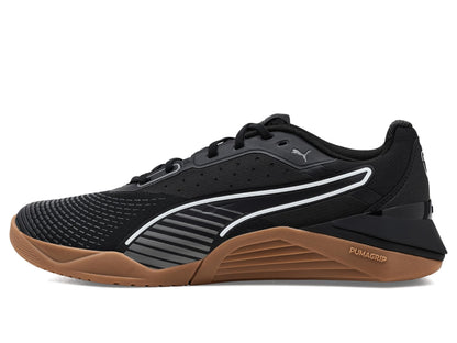 PUMA Mens Fuse 4.0 Cross Training Shoes Black/Cast Iron/Gum White