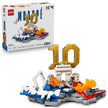 LEGO Editions Kylian Mbappé Momentos Destacados de Fútbol (43013)