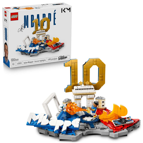 LEGO Editions Kylian Mbappé Momentos Destacados de Fútbol (43013)