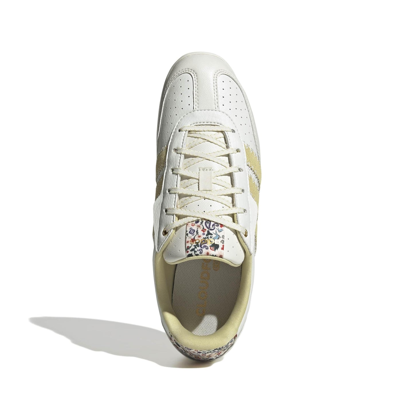 adidas Women's Barreda Low, White/Powder Yellow