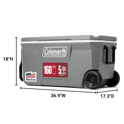 Coleman Hielera Rodante Portátil Serie Classic (100-Quart)