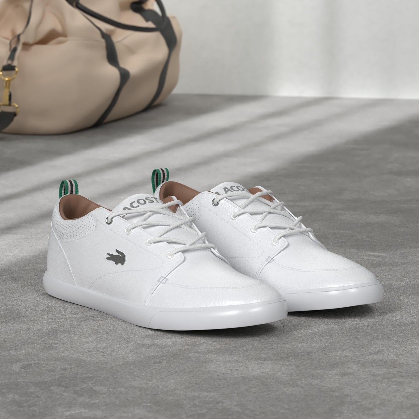 Lacoste Men's Bayliss Sneaker, Deep White