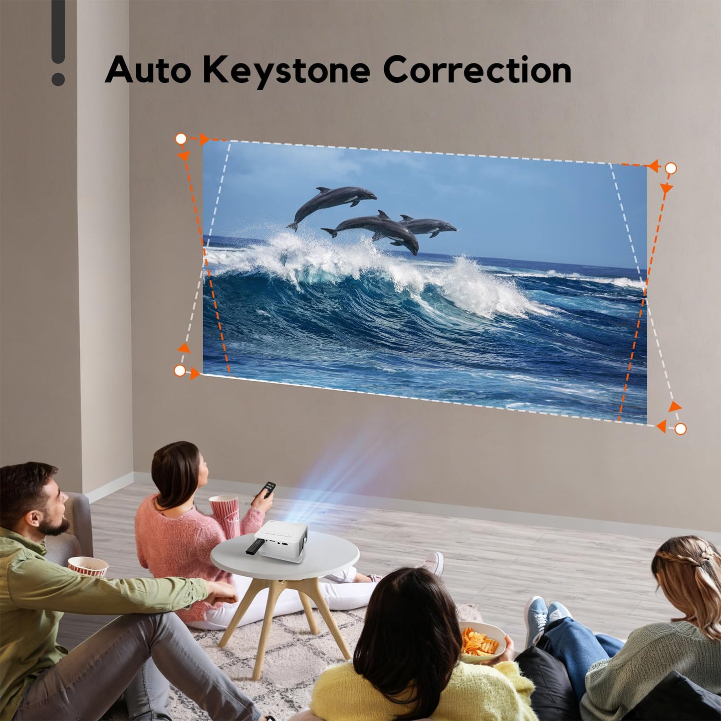 AKIYO Mini Proyector 1080P Actualizado 2026