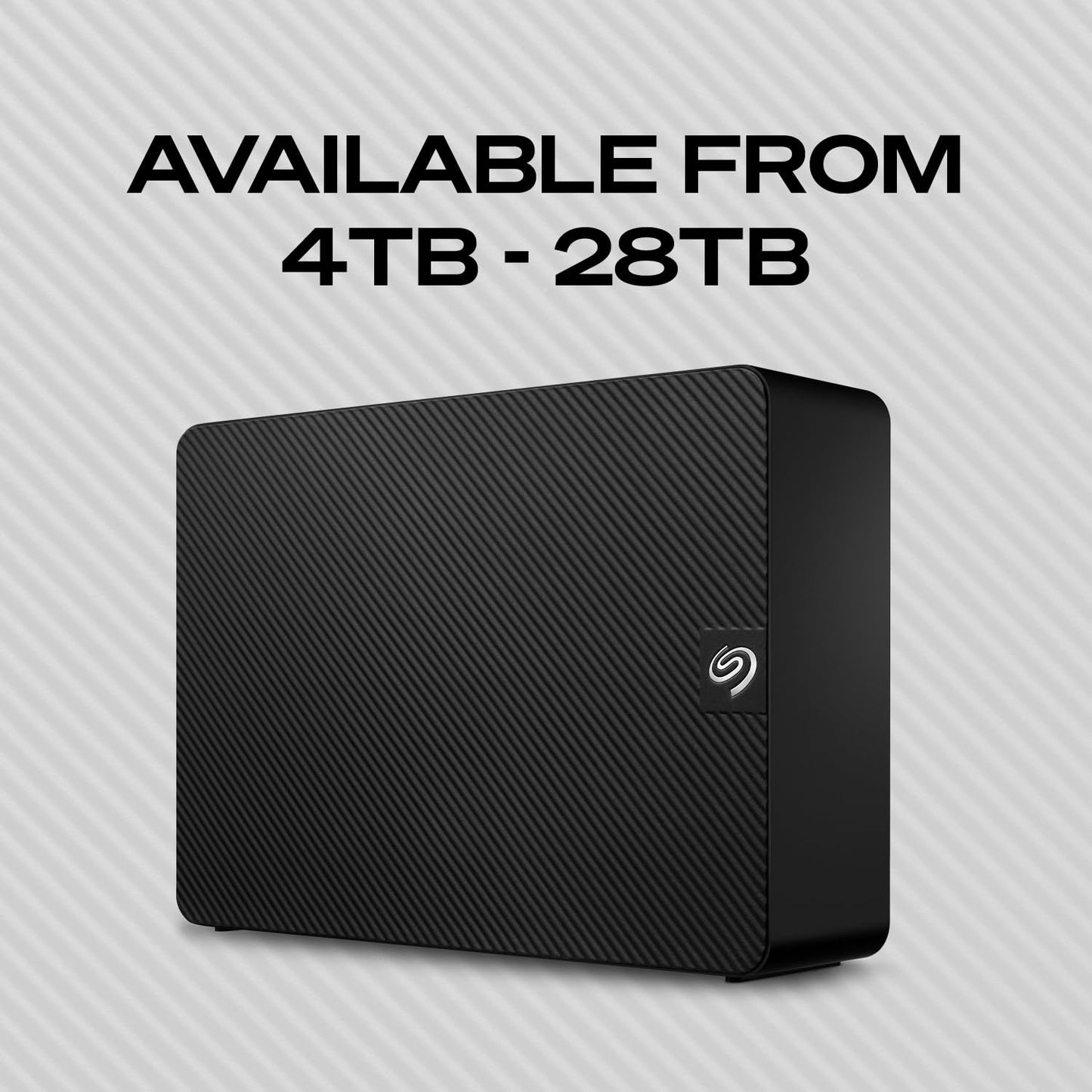 Seagate Expansion 22TB External Hard Drive HDD - USB 3.0, with Rescue Data Recovery Services (STKP22000400)
