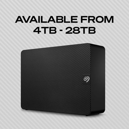 Seagate Expansion 22TB External Hard Drive HDD - USB 3.0, with Rescue Data Recovery Services (STKP22000400)