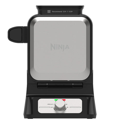 Ninja Máquina para Hacer Waffles Belgas Pro (BW1001 / Black & Silver)