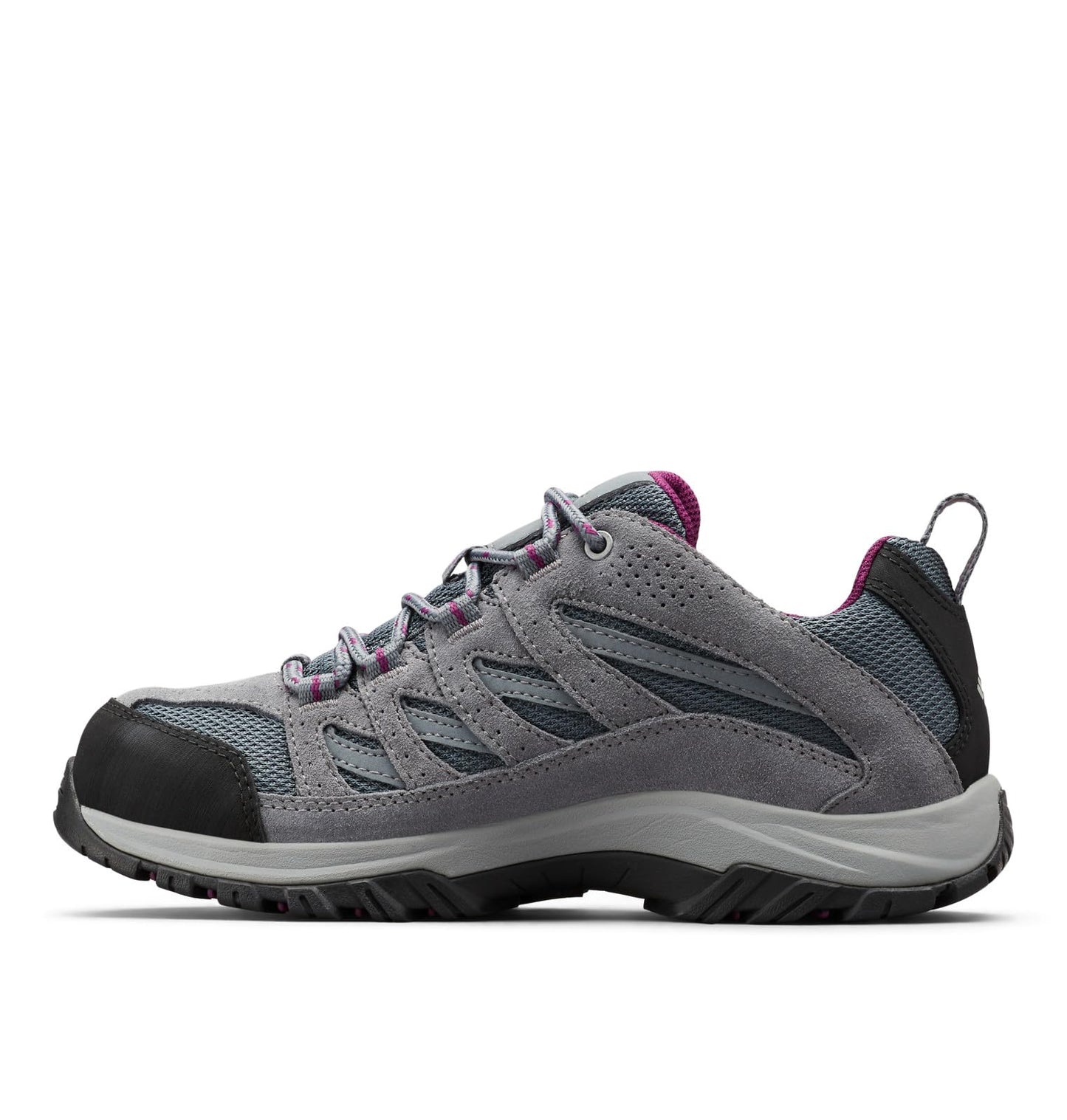 Columbia Womens Crestwood Waterproof, Graphite/Wild Iris