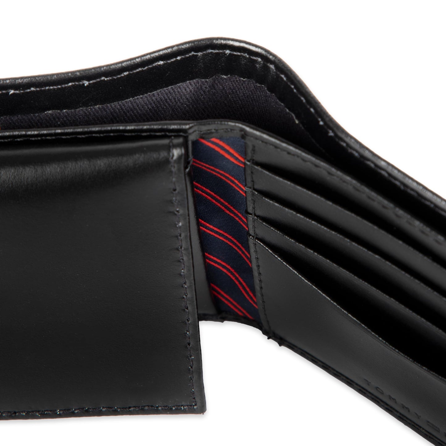 Tommy Hilfiger Billetera de Cuero para Hombre (Negro / Talla Única)