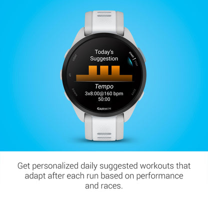 Garmin Reloj Inteligente para Correr Forerunner 165 (Whitestone)