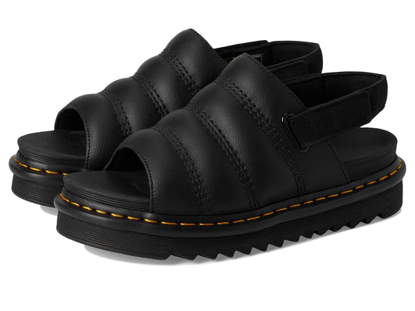 Dr. Martens Unisex Kole Sandal, Black Athena Leather