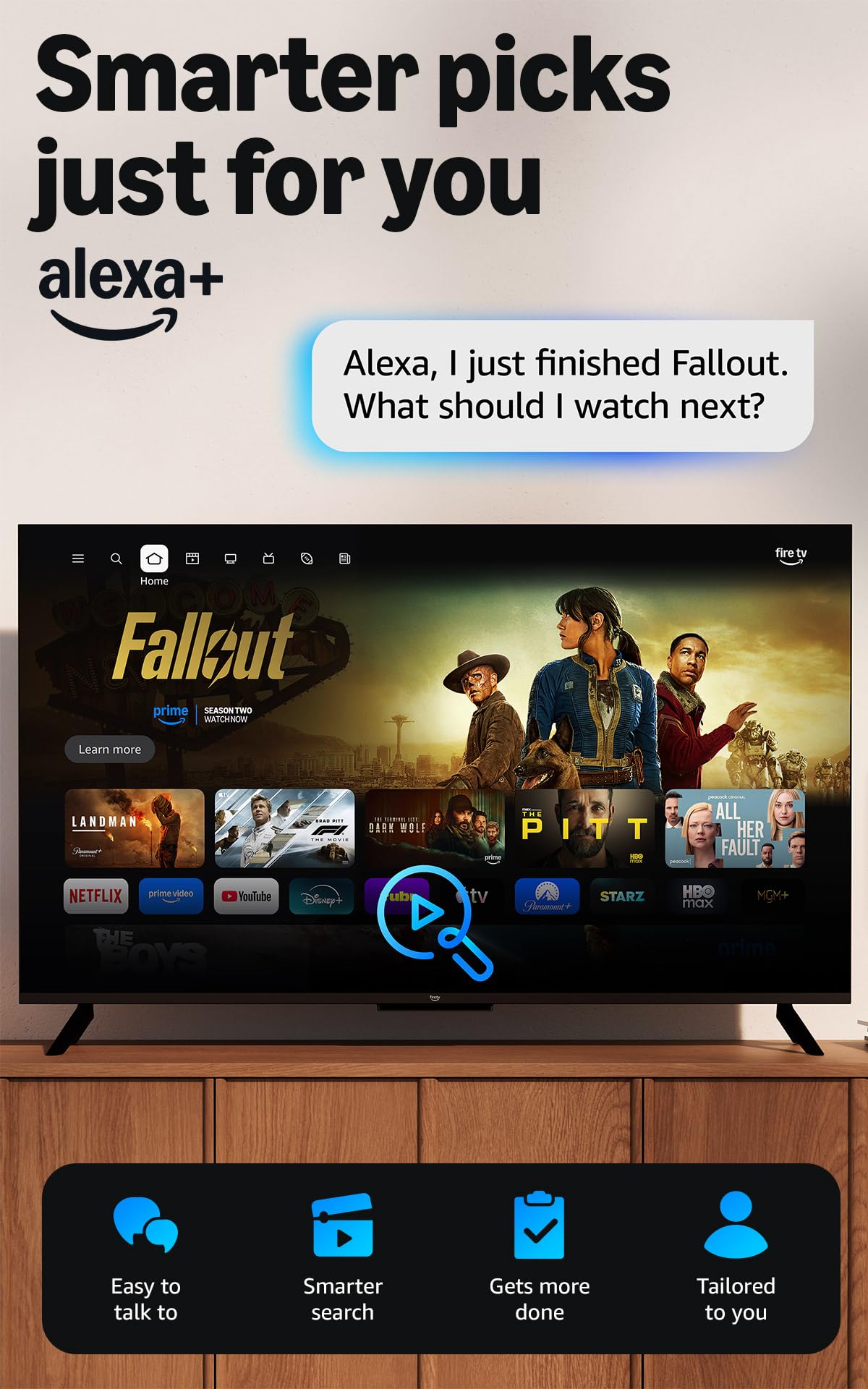 Amazon Televisor Inteligente Ember 4-Series 55" (4K Ultra HD)