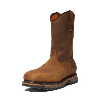 Timberland PRO Men's True Grit Pull On Composite Safety Toe Waterproof Industrial Western Work Boot, Earth Bandit-2024 NEW