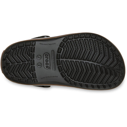 Crocs Unisex-Child Kids' Crocband Gum Clogs, Black/Gum