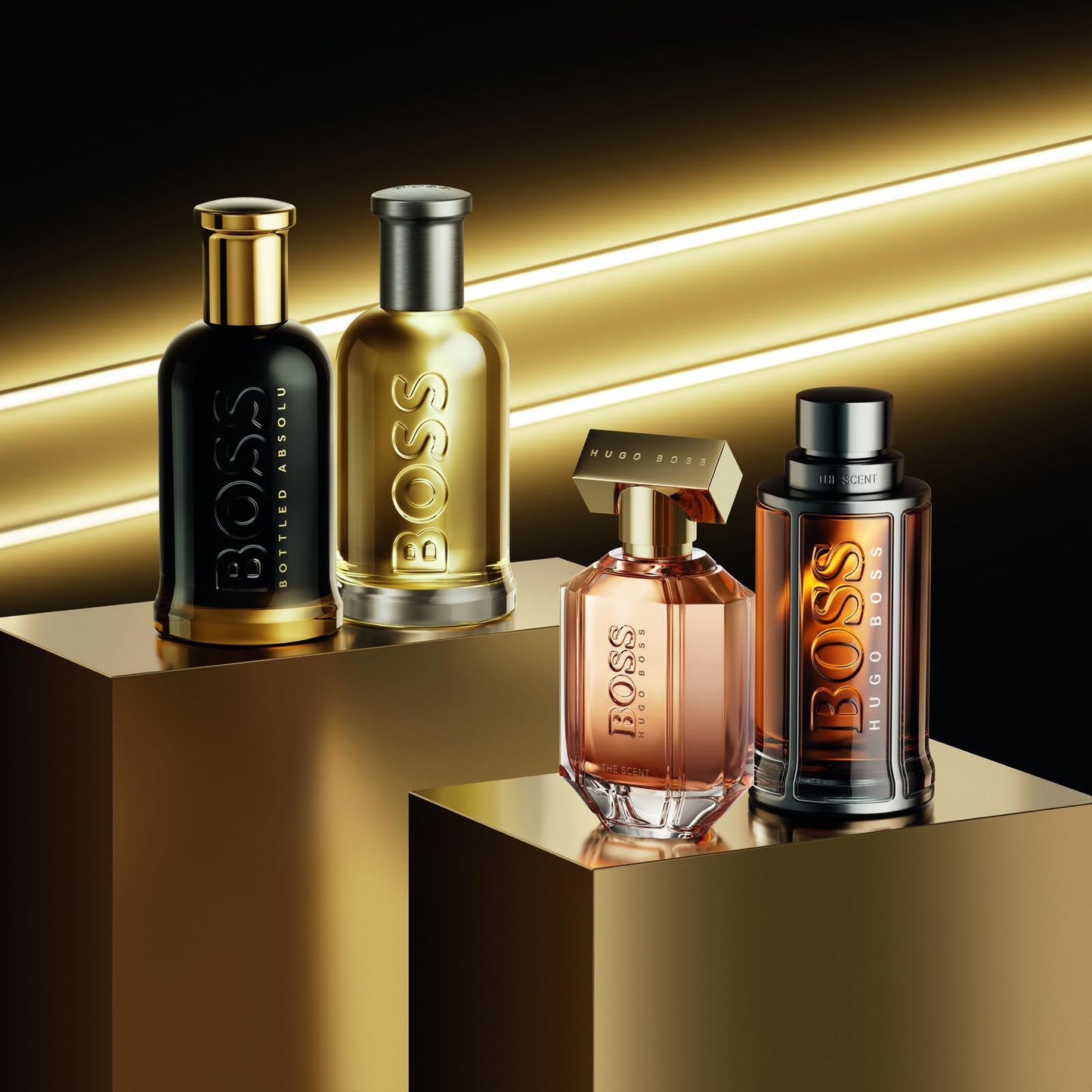 Hugo Boss Set Boss Bottled de 3 Piezas para Hombre (3.3 oz / EDT)