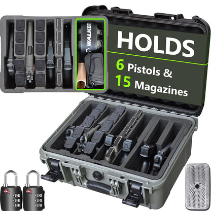 Turokacase Estuche para Múltiples Pistolas Aprobado por la TSA