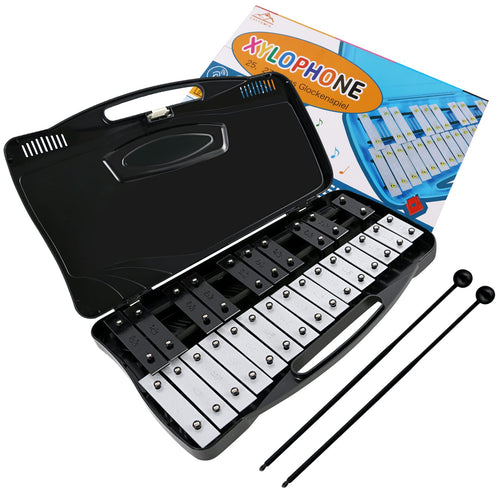 EASTROCK Xylophone, 25 Notes Glockenspiel, Professional Xylophone Instrument, Gifts