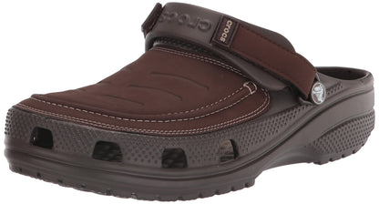 Crocs Men's Yukon Vista II LiteRide Clogs, Espresso/Mushroom
