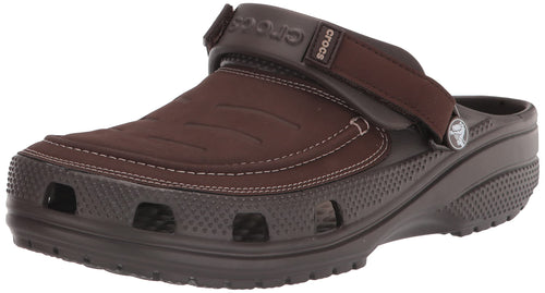 Crocs Men's Yukon Vista II LiteRide Clogs, Espresso/Mushroom