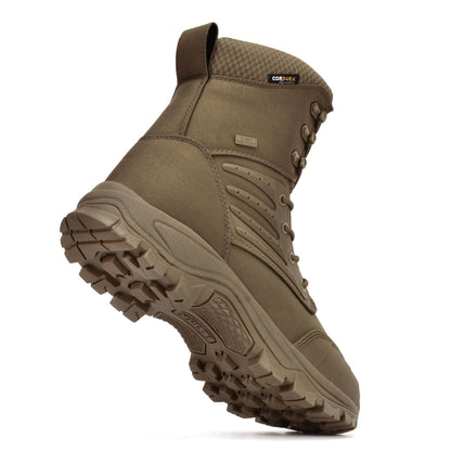 XPETI Tactical Boots for Men 8" Waterproof Military & Tactical Boots Lightweight Combat Boot Men Coyote