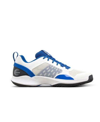 WILSON Hurakn Pro V2 Men's Padel Shoe - White/Deja Vu Blue/Black