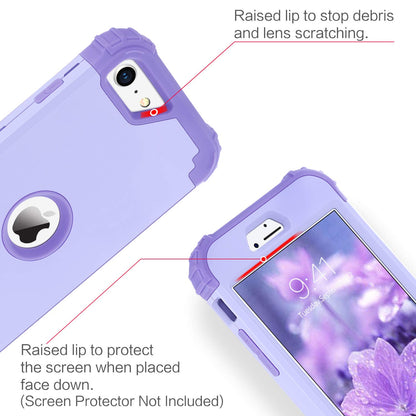 BENTOBEN Funda para iPhone SE 2022/2020 (Morado Claro/Lavanda)