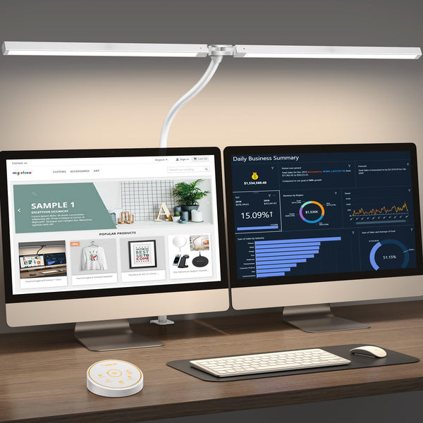 Pzloz Lámpara de Escritorio LED (24W / White)