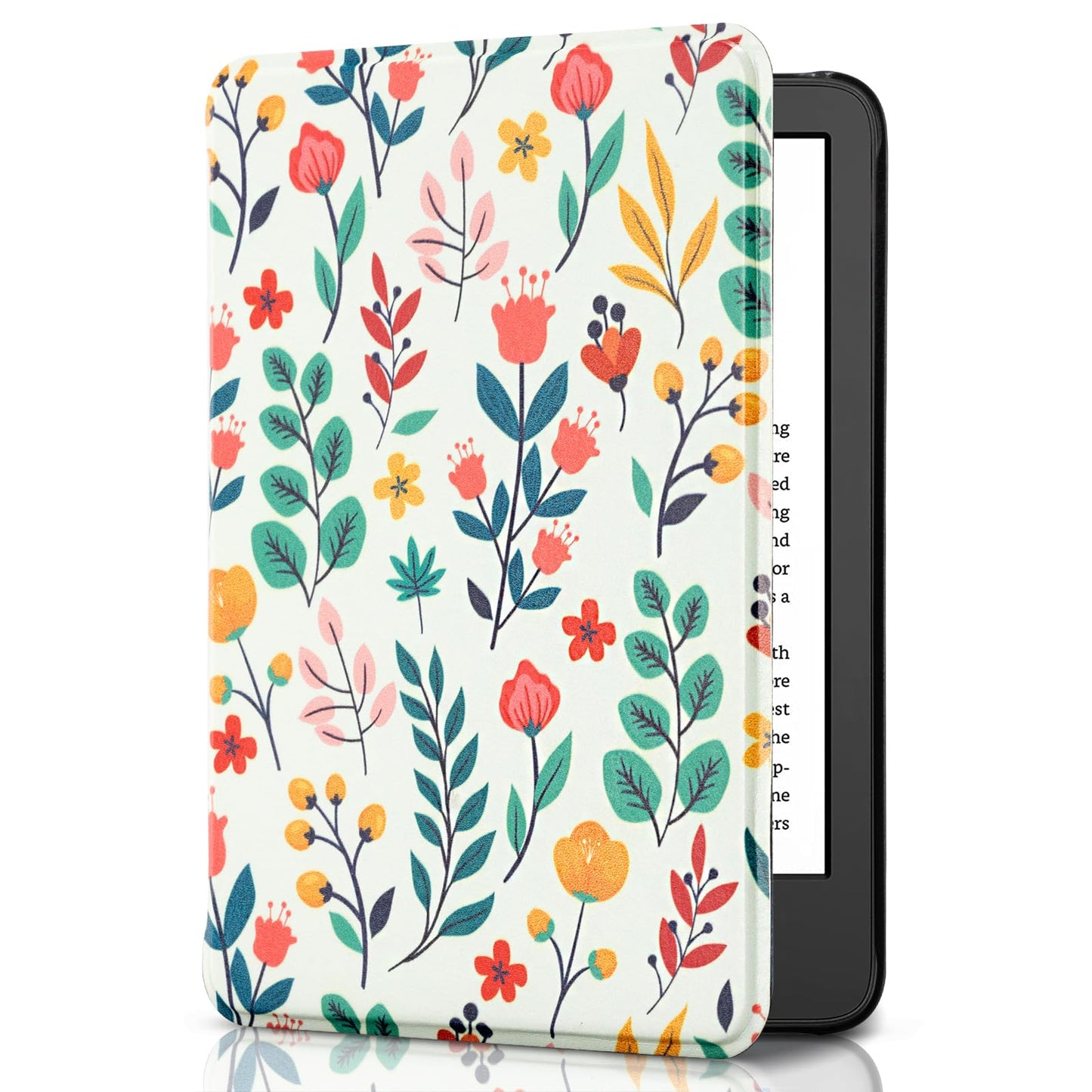 CoBak Funda Inteligente para All New Kindle 6 Pulgadas 2024 y 2022 (Springtime Delight)
