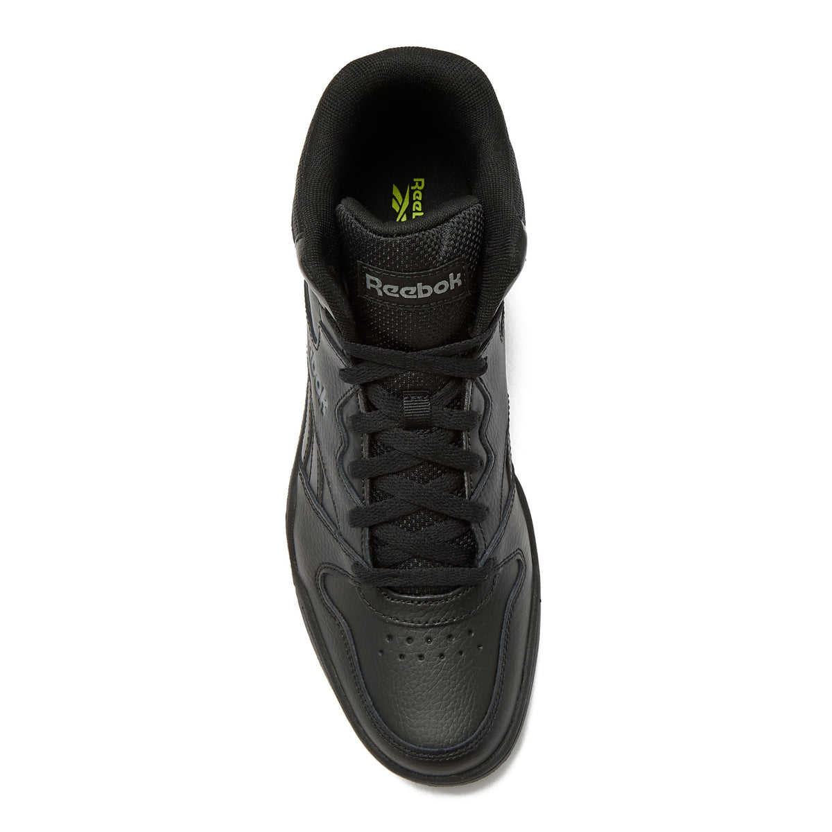 Reebok Royal BB4500 Hi2 High Top Sneakers for Men, Black or White Mens Basketball Shoes, Athletic Mens Shoes, Black/Alloy