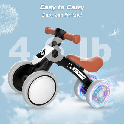 Bicicleta de Equilibrio Iluminada para Bebés de 1 Año