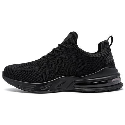 LARNMERN Men Chef Shoes Non Slip Work Waterproof Slip-on, Black