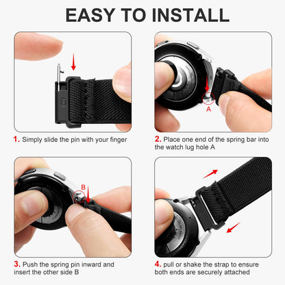 Lerobo Bandas Elásticas de Repuesto para Samsung Galaxy Watch (Paquete de 3)