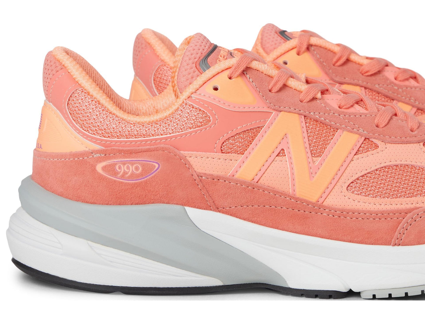 New Balance Unisex Made in USA 990v6 Sunrise/Purple