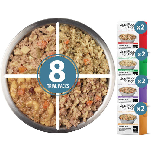 JustFoodForDogs Paquete Variado de Comida para Perros (Paquete de 8 / 12.5 oz)