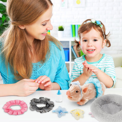 Eummy Cerdo de Silicona de Juguete Realista (Para Niños de 3+ Años)