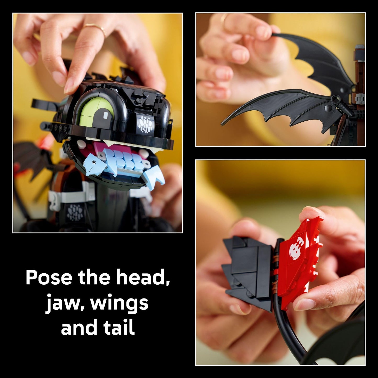 LEGO Set de Construcción Icons Toothless (How to Train Your Dragon)