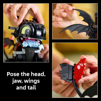 LEGO Set de Construcción Icons Toothless (How to Train Your Dragon)